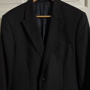 Versace Elegant Black Men's Suit Jacket